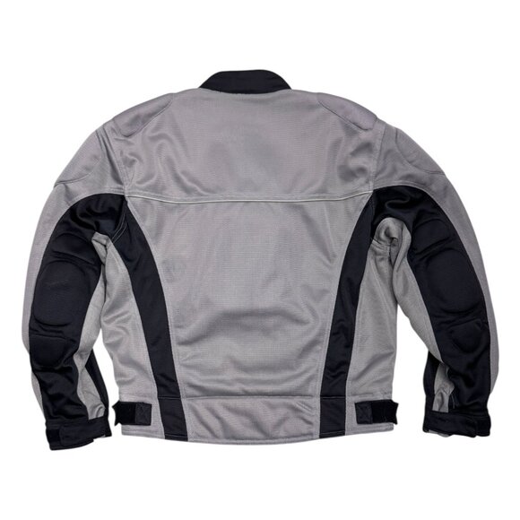 FIRST GEAR Mesh Textile Padded Protective Riding Motorcycle Jacket Mens Large - Picture 3 of 7